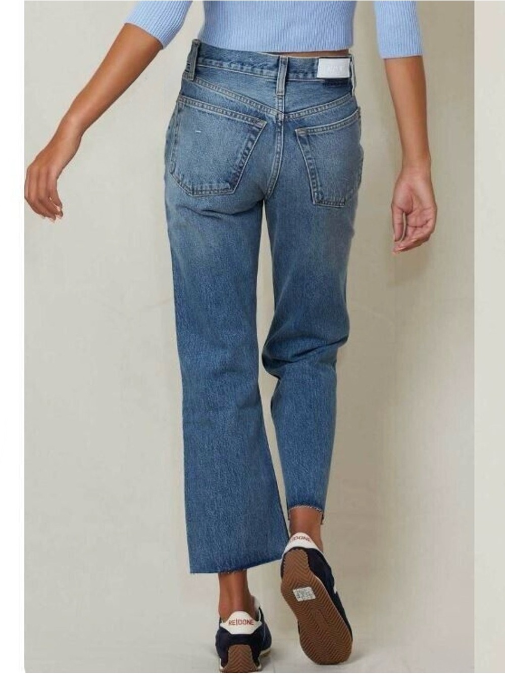 RE/DONE Originals 90s Loose Straight Jeans Size 27 Light Worn 11 - Picture 2 of 9